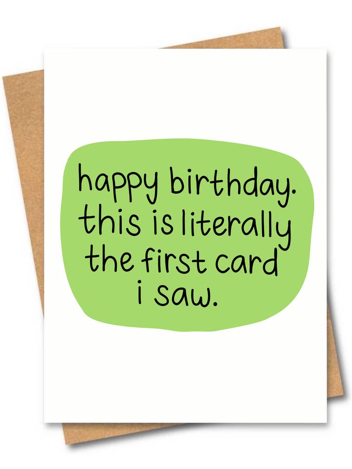 First Card for wholesale by Friends of Henry Paper Co