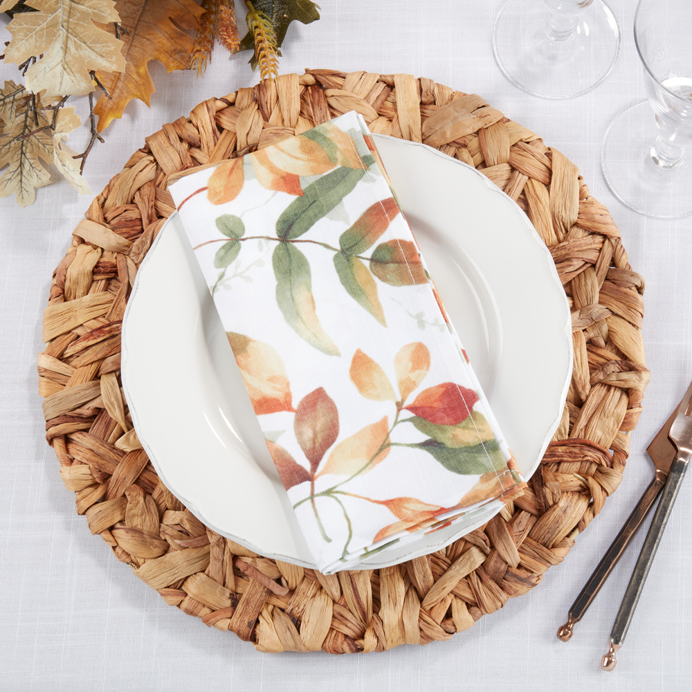 Fennco Styles - Wholesale Dinerservet - Herfstblad 20" Dinerservet0