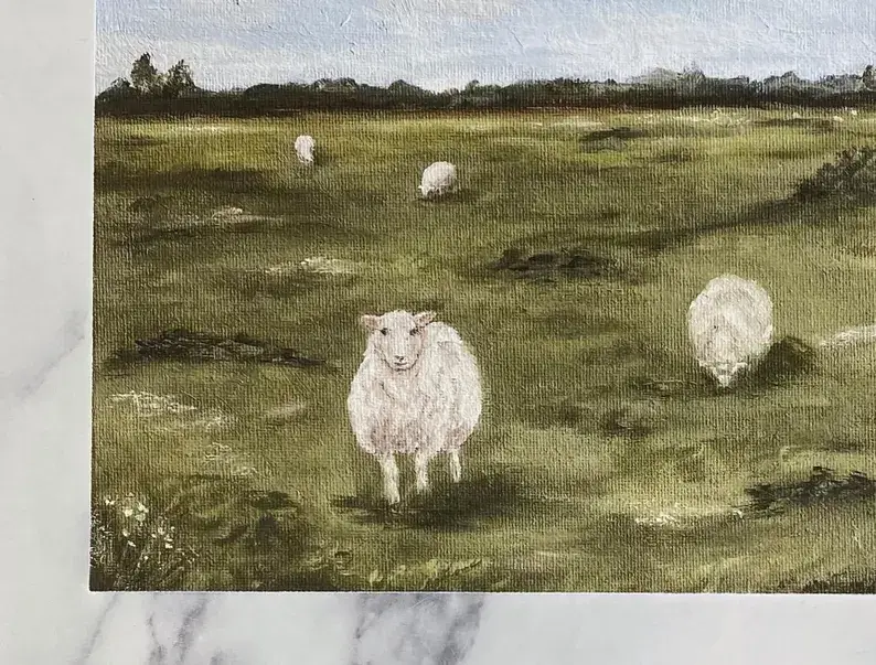 Krista Kim Studio - Wholesale Art Print - SHEEP IV - Art Print (unframed)6