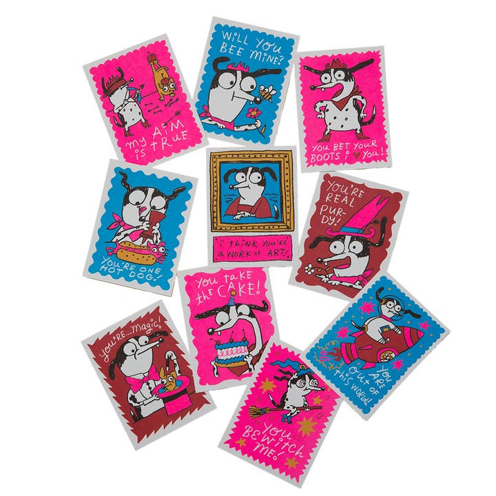 gentle thrills - Wholesale Valentine's Day Card - cowgirl valentine set1