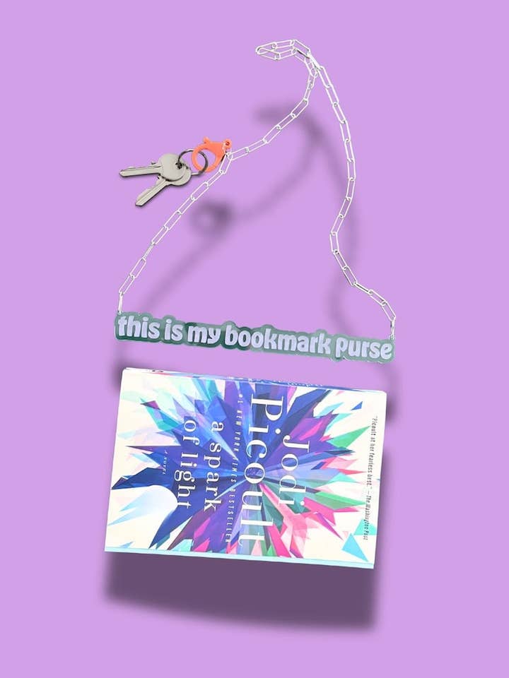 Acrylic Bookmark Chain Purse, Gifts for Book Lovers for wholesale by Pineapple Phi