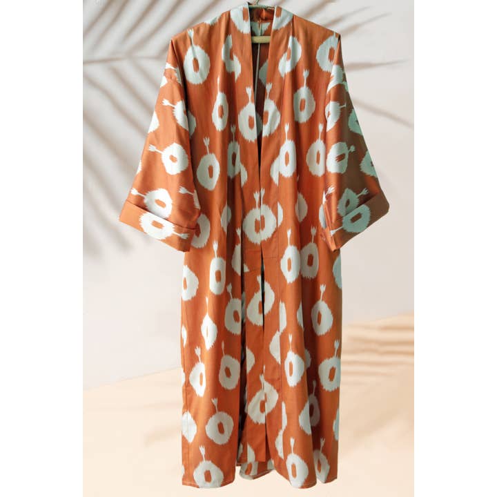 Silk Ikat Kimono Style Caftan 007 for wholesale by MIASETA