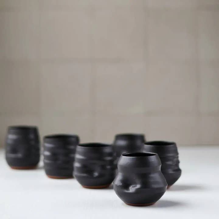 Gravesco Pottery - Wholesale Drinking Glass/Cup - Artist Choice Little Sippers | Handmade Pottery Shot Cup