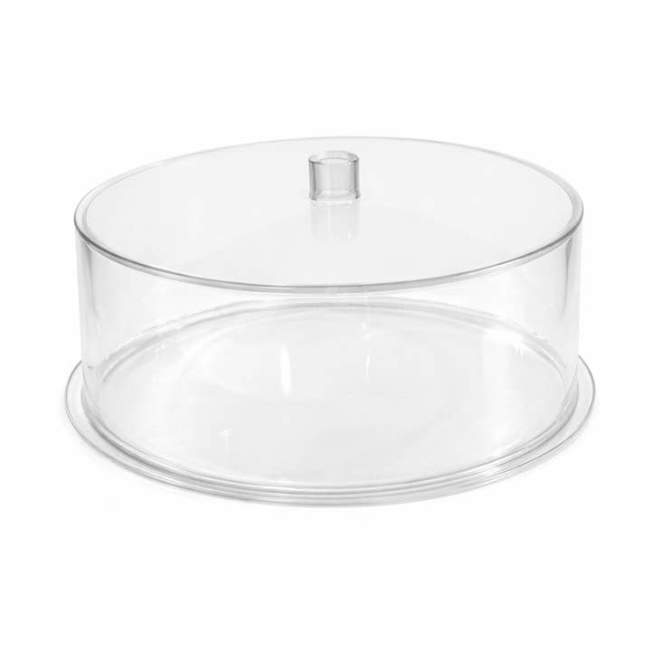 TAJ Designs Acrylic 11 Inch Round Cake Dome Clear for wholesale by TAJ Designs