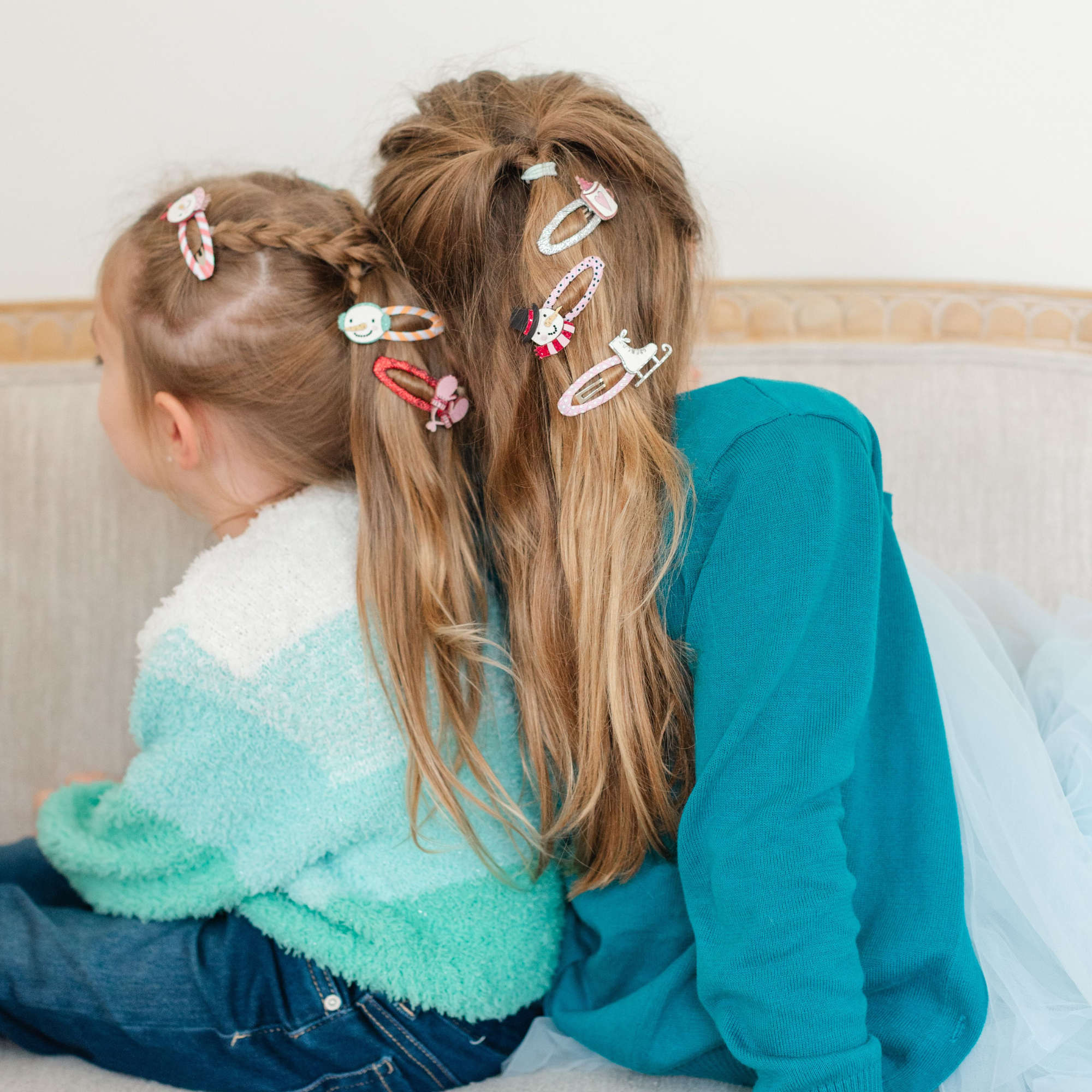 Jollity & Co. + Daydream Society - Wholesale Hair Clip - Kids - Blizzard Buddies Snowman Hair Clip - Set of 41