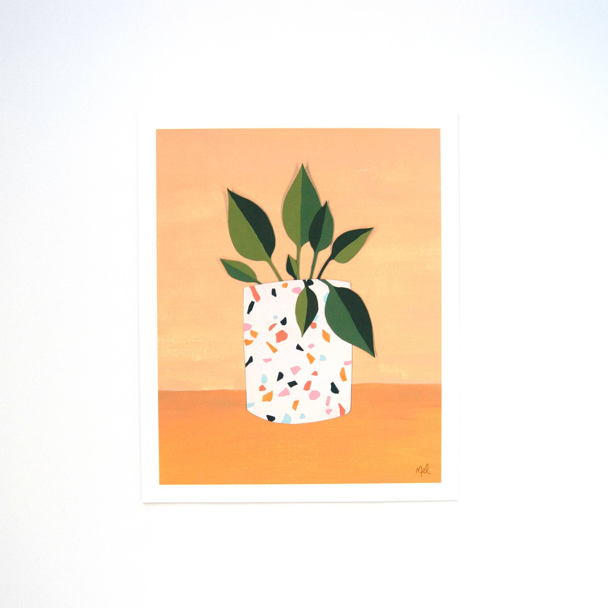 Melanie Gehrke Fine Art Studio - Wholesale Art Print - "Sunny Jade Pothos" A Vertical Print5