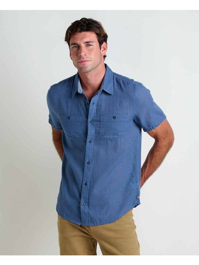 Toad&Co - Wholesale Button Down Shirt - Men's - Honcho Short Sleeve Shirt S25