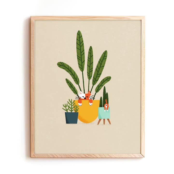 Kitties Print for wholesale by Hideaway House Studio