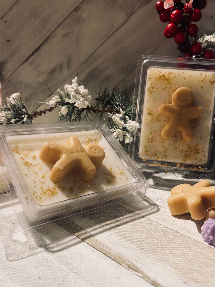 Gingerbread Man Wax Melt for wholesale by Truly J&E