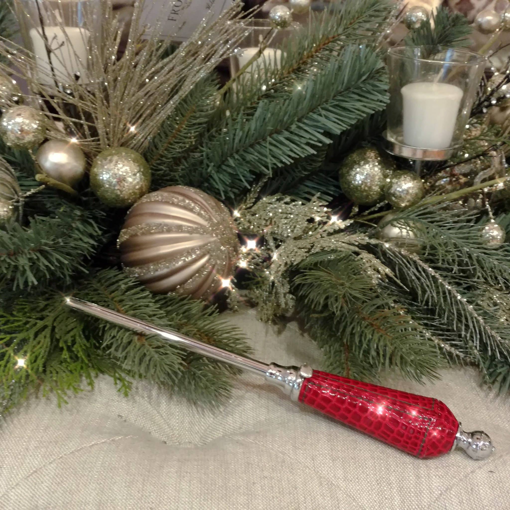 Social Lighters – wholesale Lighter – Oxford Soiree Cayman Red w/Chrome - Luxury Lighter1