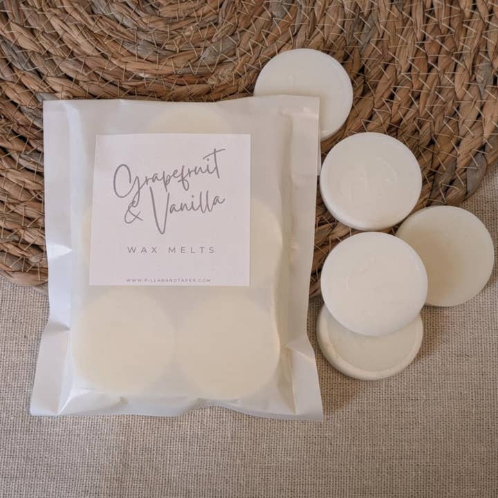 Grapefrukt & Vanilj Vaxsmältor för wholesale av Pillar and Taper