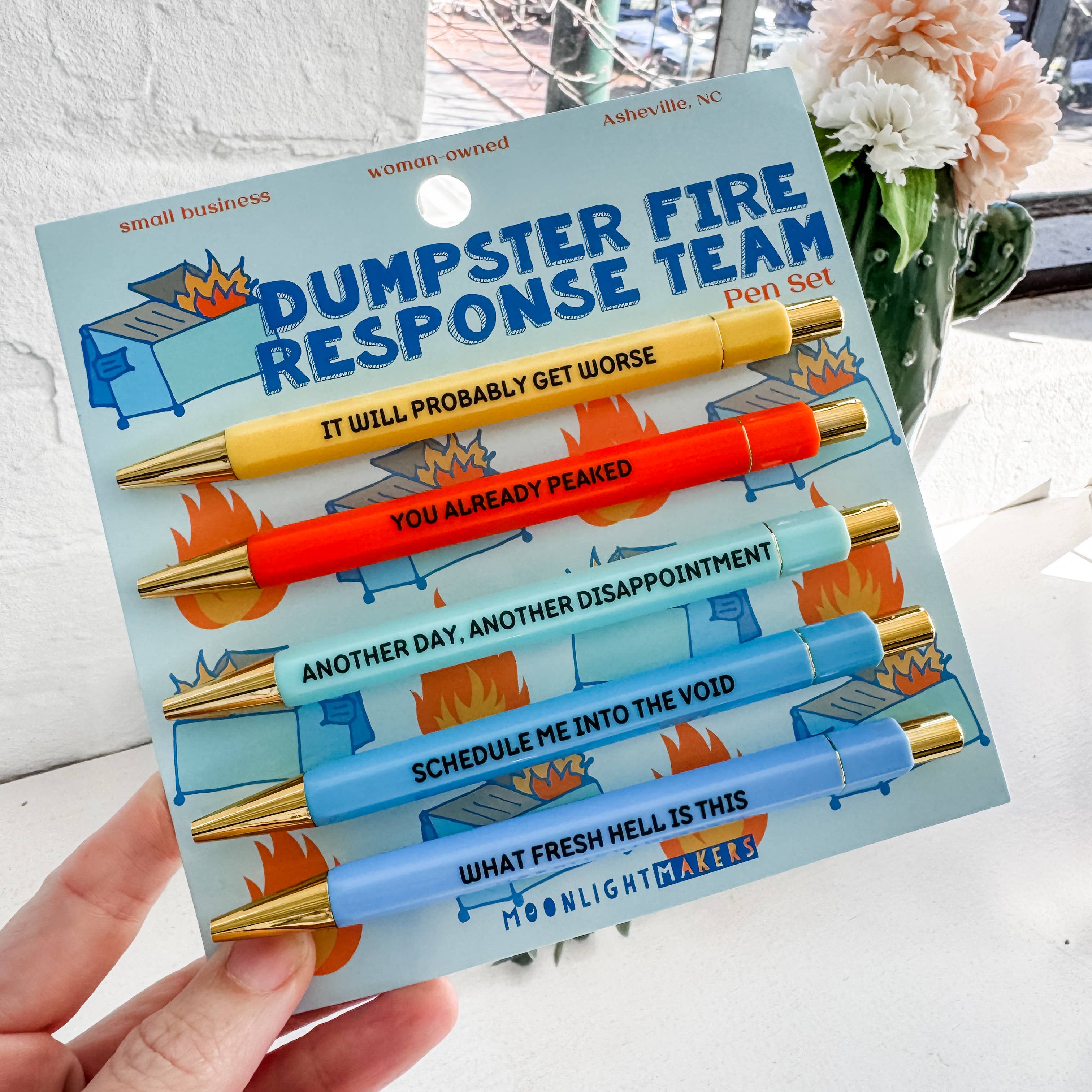 Moonlight Makers – wholesale Pennor – Sopcontainerbrandkårs - Pennset - Rolig Gåva1