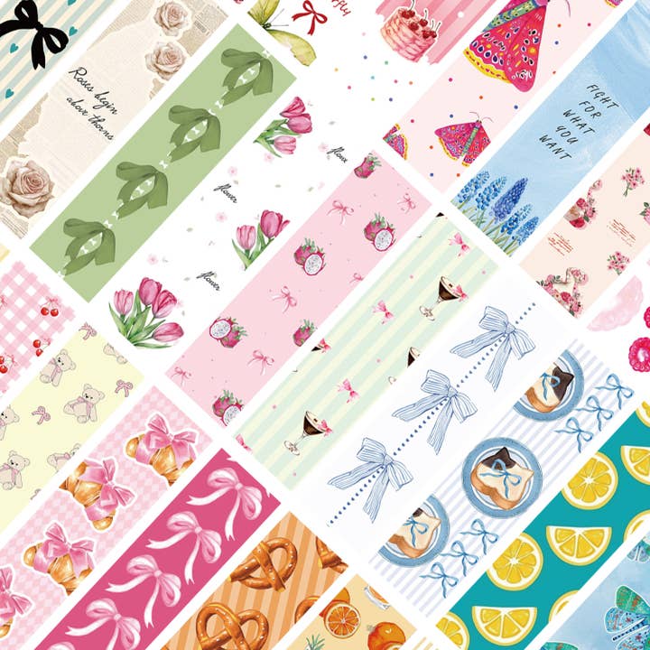 Magnifique Hearts - Wholesale Bookmark - Fruit & Bow Bookmark – Back to School & Graduation bookmark2