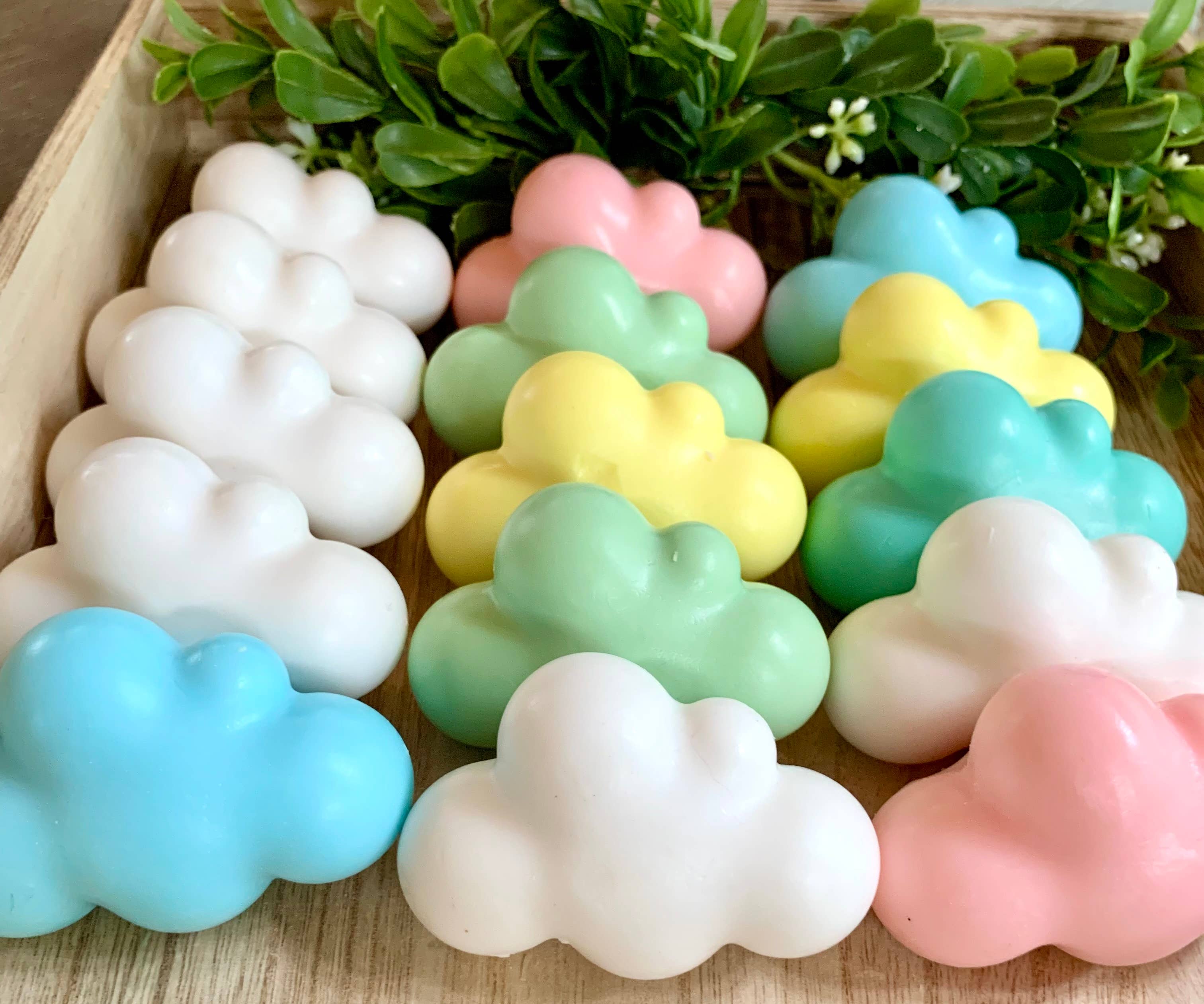 Plunk Soap and Candle Company - Vendita all'ingrosso Saponette - 10 saponi Cloud | Saponi sfusi | Bomboniere per baby shower2