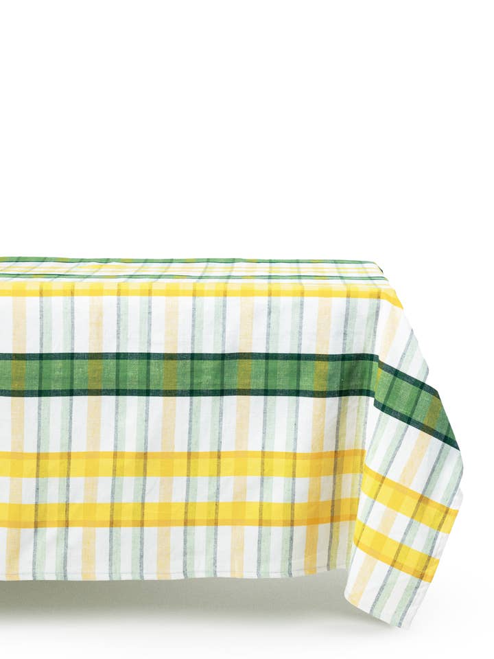 Multicolor Plaid Rectangular Tablecloth for wholesale by ESENCIAL HOGAR