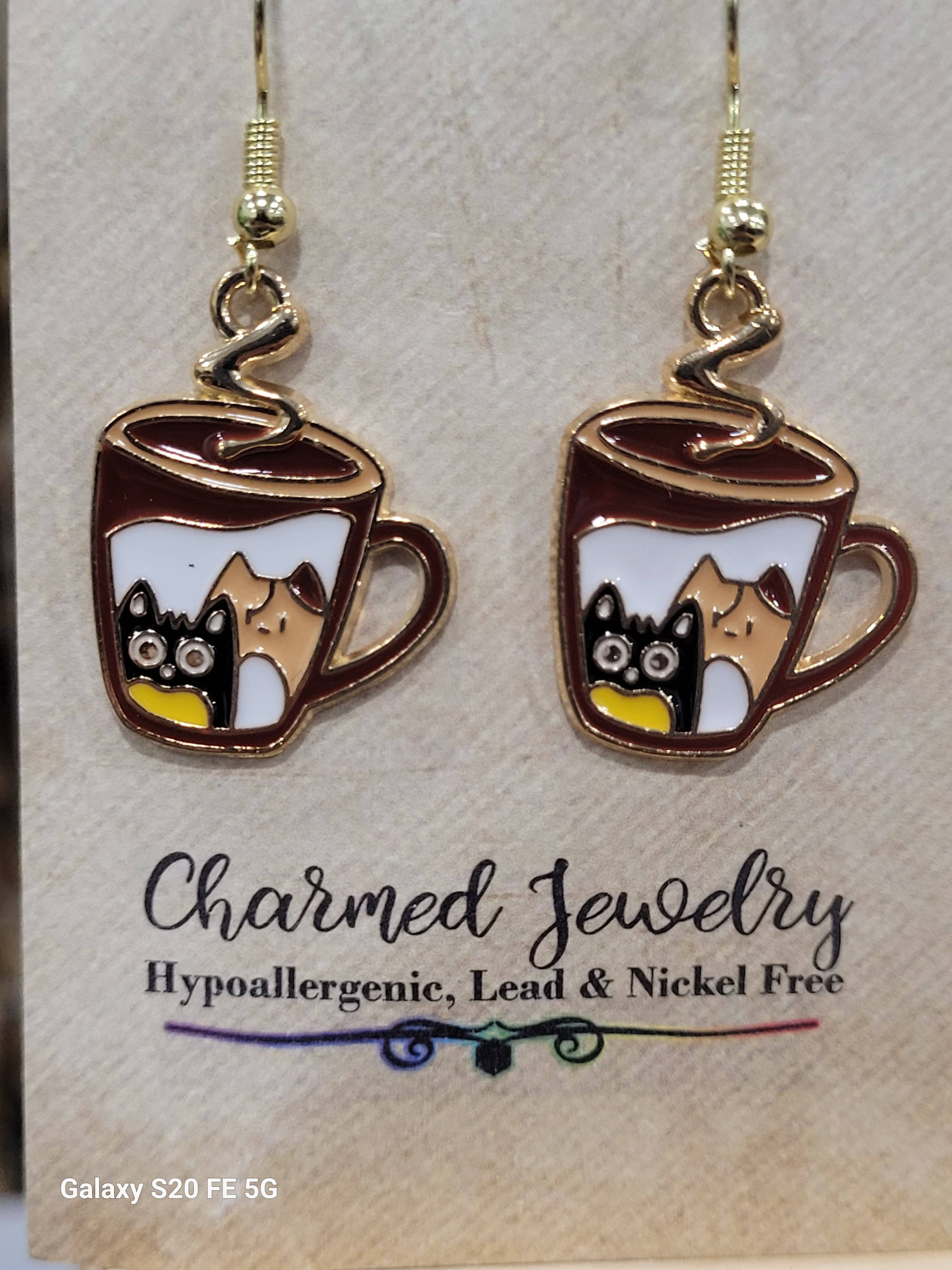 Con-Quest Crafts - Wholesale Dangle Earrings - Cat & Dog Earrings & Necklaces6