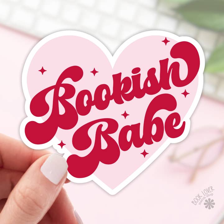 Adesivos Bookish Babe / Adesivos para amantes de livros / Presente para leitores por atacado de Book Lover Merch Shop