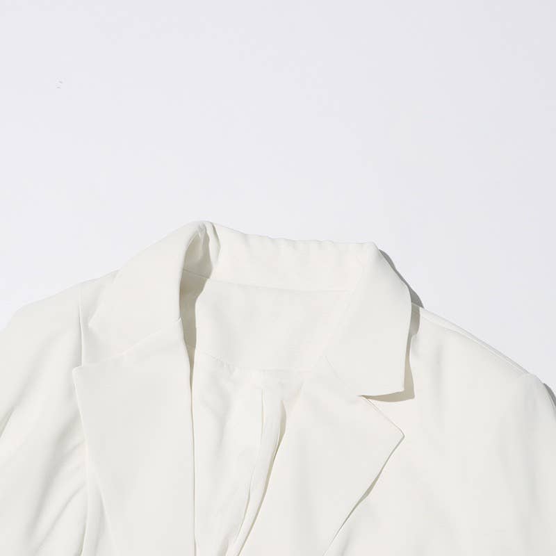 Color as pictures SY215 Chic Autumn Suit & Pleated Skirt Ensemble for wholesale on Faire9