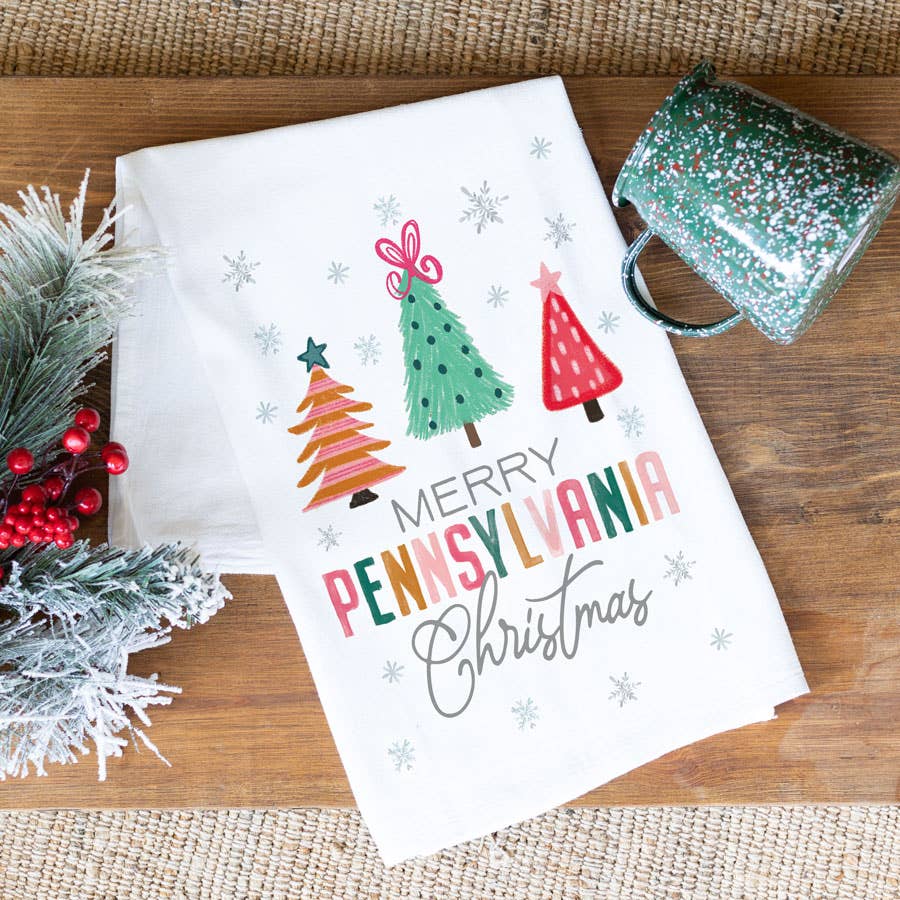 Clairmont & Co - Wholesale Tea Towel - State Products, Kitchen Towel, Christmas Decor, Custom Towel16