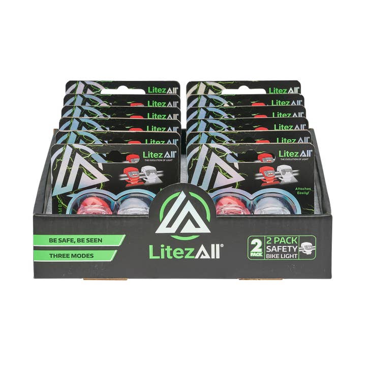 LitezAll - Wholesale Biking Accessories - LitezAll LED Bike Safety Lights Headlight and Tail Light17