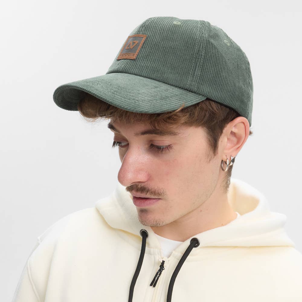 Hydroponic - Wholesale Flat Brim Cap - Men's - HY Corp CP 05 - Teal Green Corduroy3