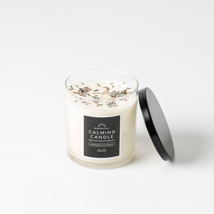 Benevolence Farm - Wholesale Jar/Filled Candle - Calming Candle