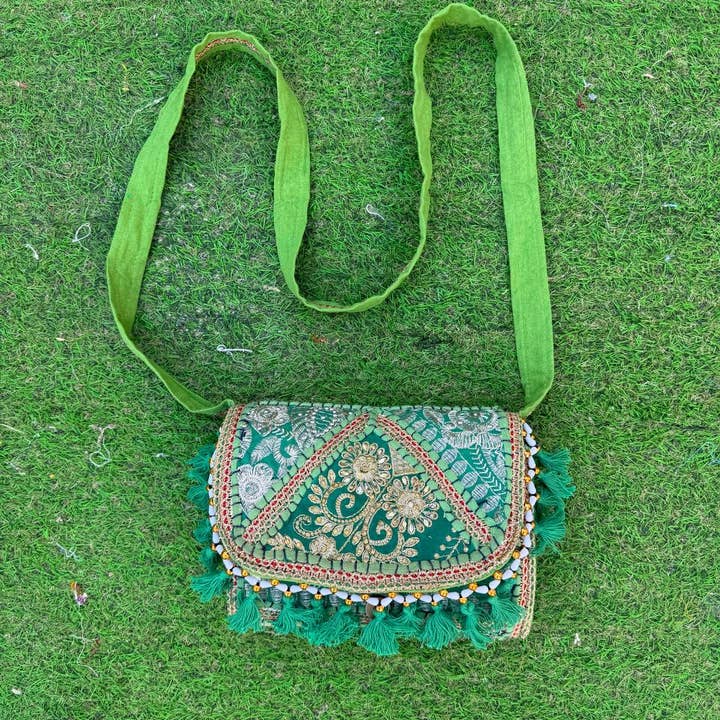 GYPSY STUDIO - Wholesale Shoulder Bag - Women's - Mirror & Sequin Work, Bohemian Chic Woman's Banjara Bag8