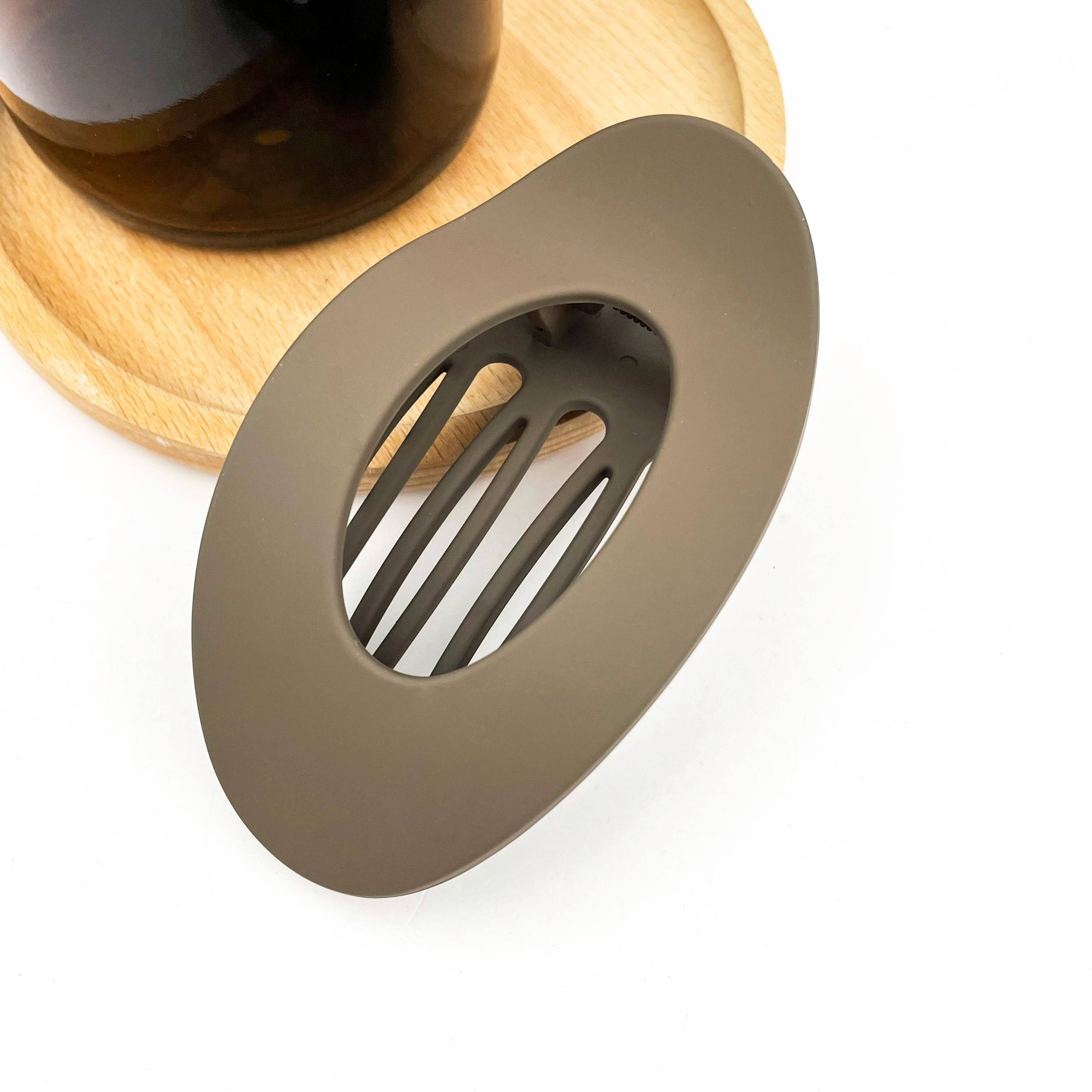 TheDivaSoap - Vente Pince à cheveux – femme - Pince à cheveux ovale unie, barrette minimaliste1