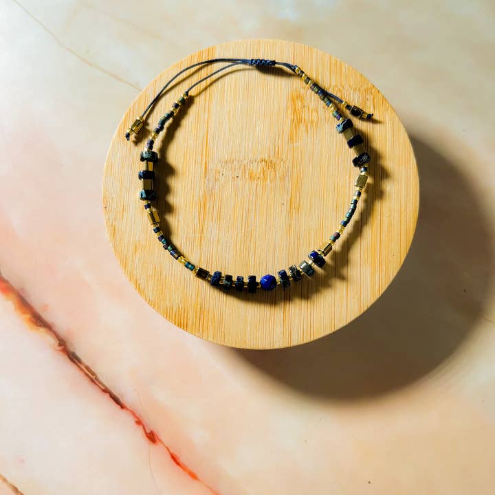 Santore Jewelry Company - Wholesale Beaded Bracelet - Miyuki: Gemstone and Seed Bead Thread Bracelet3