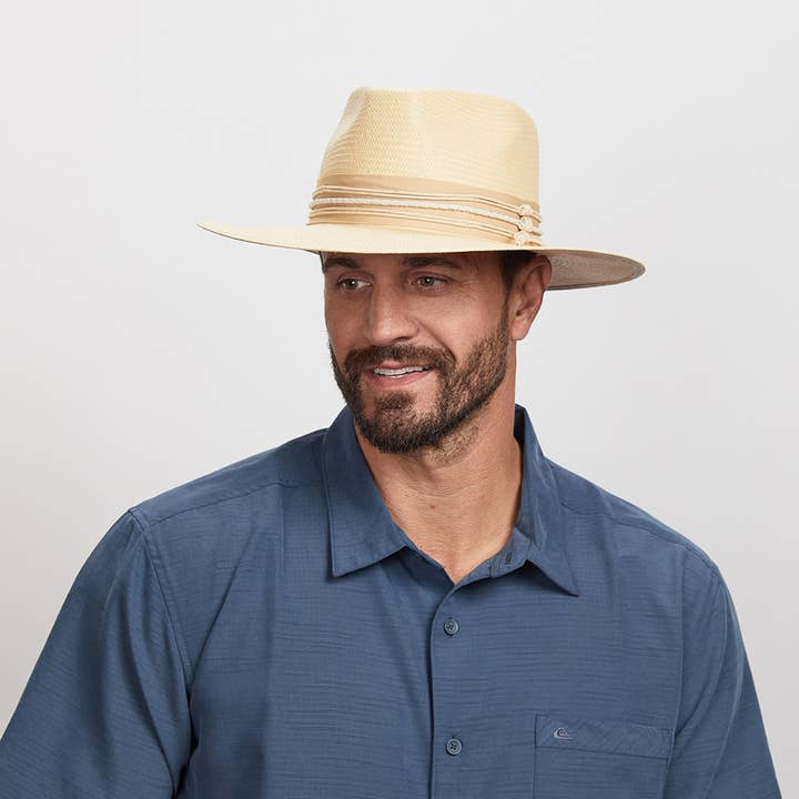 Cappello di Paglia a Tesa Larga da Rancher - Stile Corinth per la vendita all'ingrosso da parte di American Hat Makers