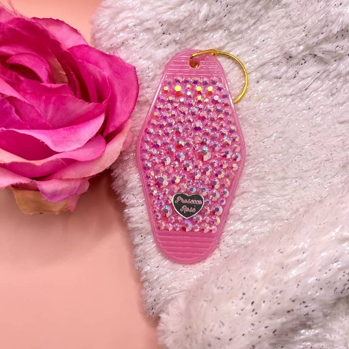 Prosecco Rose Boutique - Wholesale Keychain - Women's - Pink Bling Motel Keychain2