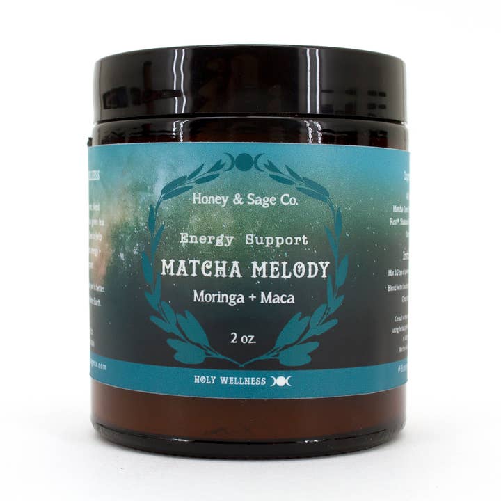 Matcha Melody: Energy and Mood Support Tonic for wholesale by Honey & Sage Co