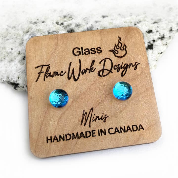 Flame Work Designs - Glass Jewelry - Wholesale Stud/Post Earrings - 12 Assorted Mini's collection 10% OFF1