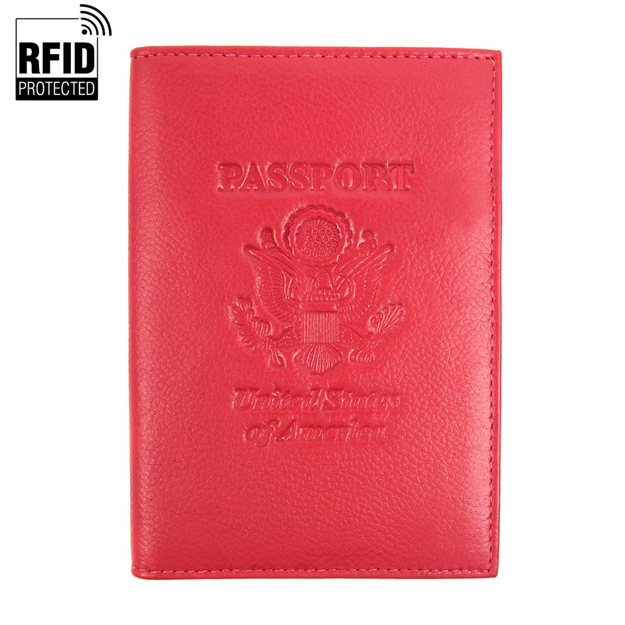 Selini New York - Vente Étui/housse pour passeport – unisexe - RFID Étui à passeport en cuir véritable Motif aigle américain7