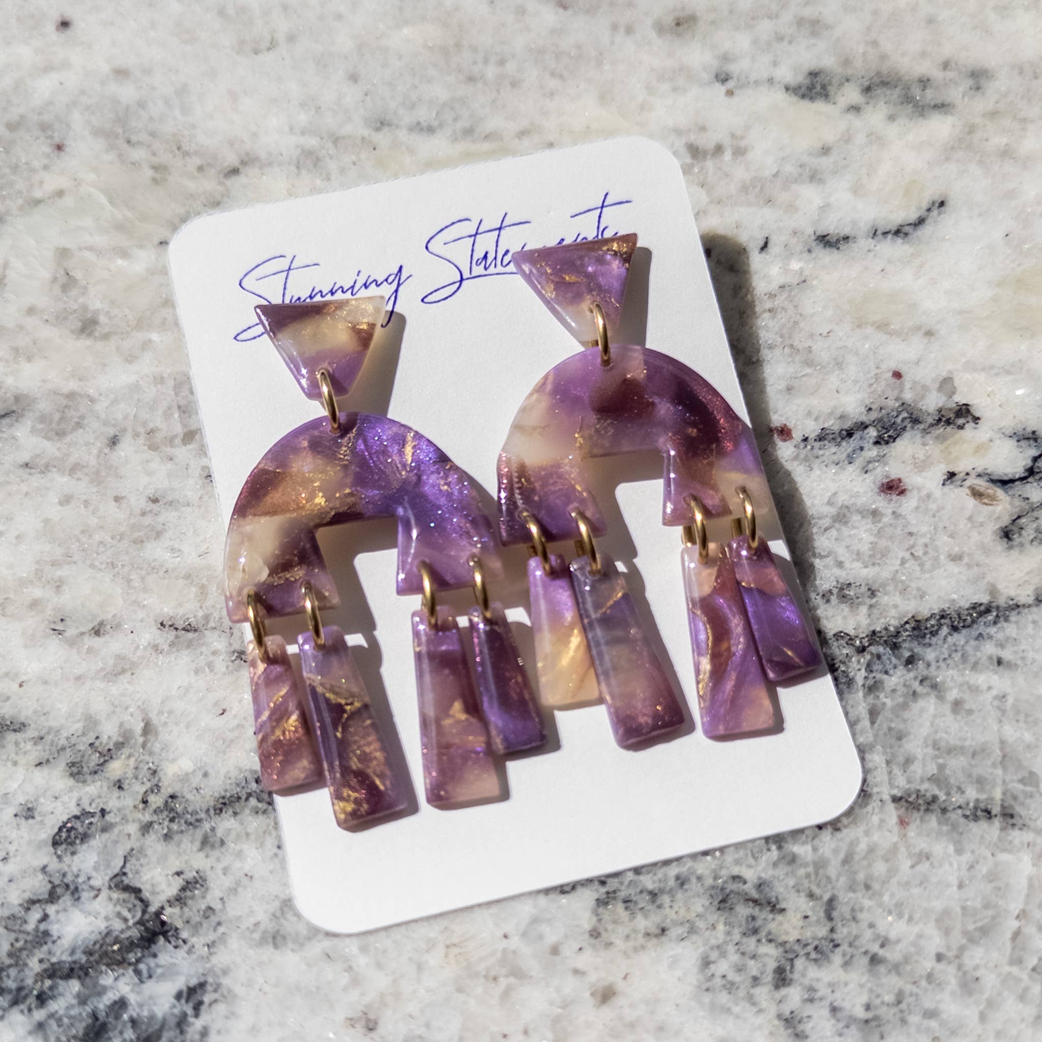 Stunning Statements - Wholesale Dangle Earrings - Naima Clay Dangle Earrings6