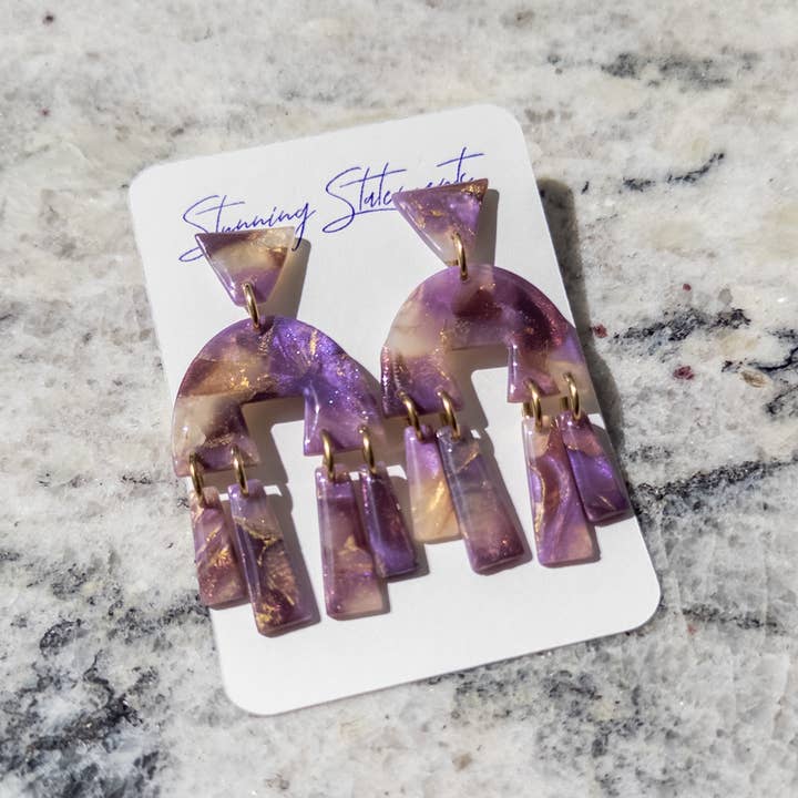 Stunning Statements - Wholesale Dangle Earrings - Naima Clay Dangle Earrings6