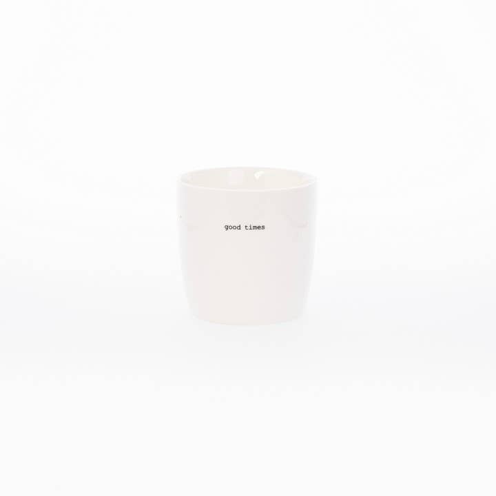 mug white good times - 9x9cm - 300 ml pour la vente par Sögne - France