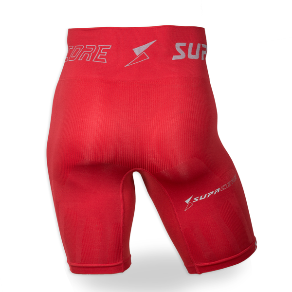 Rosso in edizione limitata Pantaloncini a compressione brevettati Coretech® da uomo per inguine - rossi in vendita all'ingrosso su Faire2