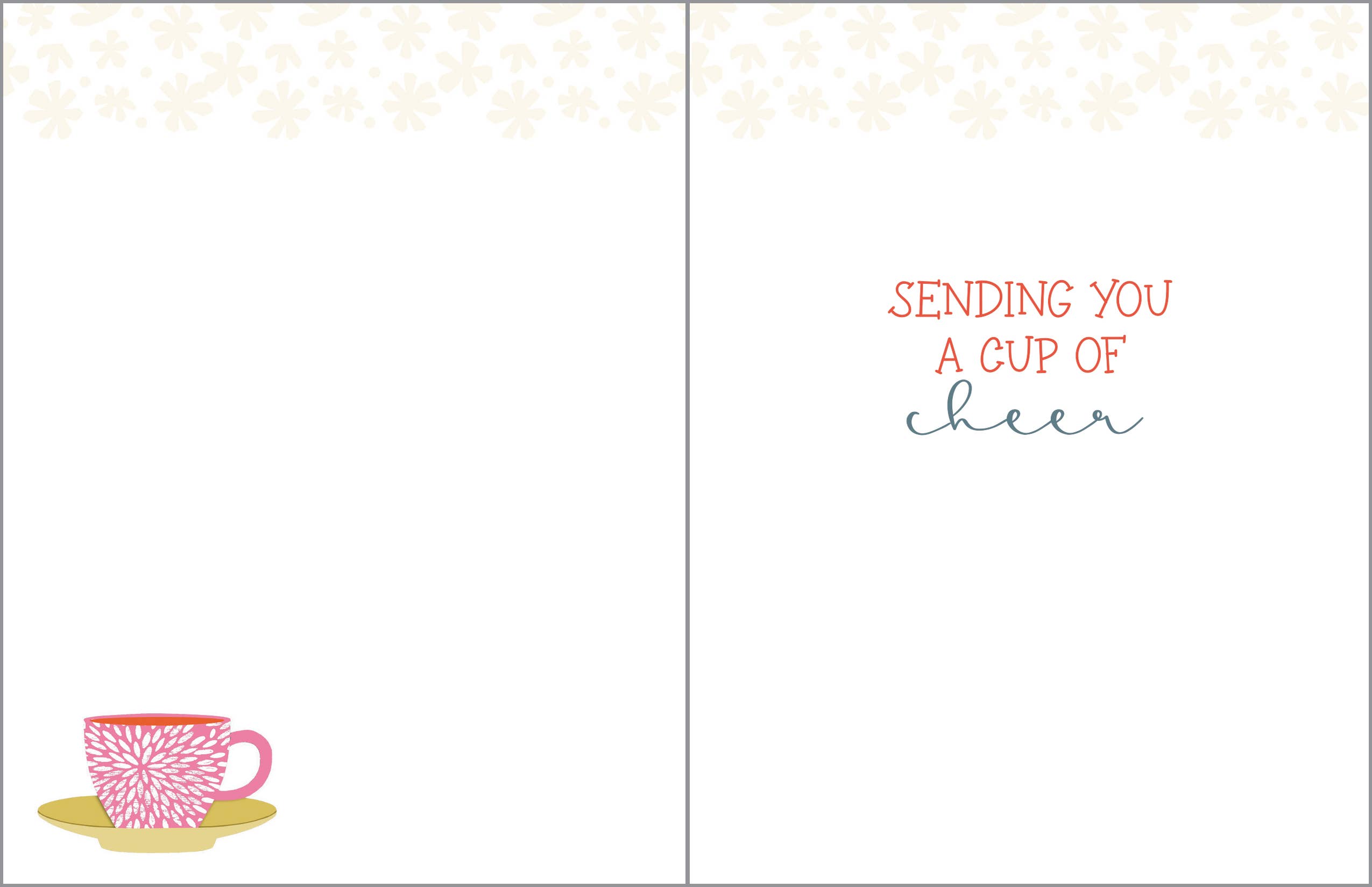 GINA B DESIGNS - Wholesale Get Well Card - Get Well Greeting Card - Tea Pot1