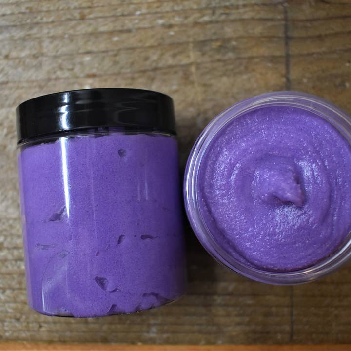 Lavender Whipped Sugar Scrub for wholesale by Nature's Love Product