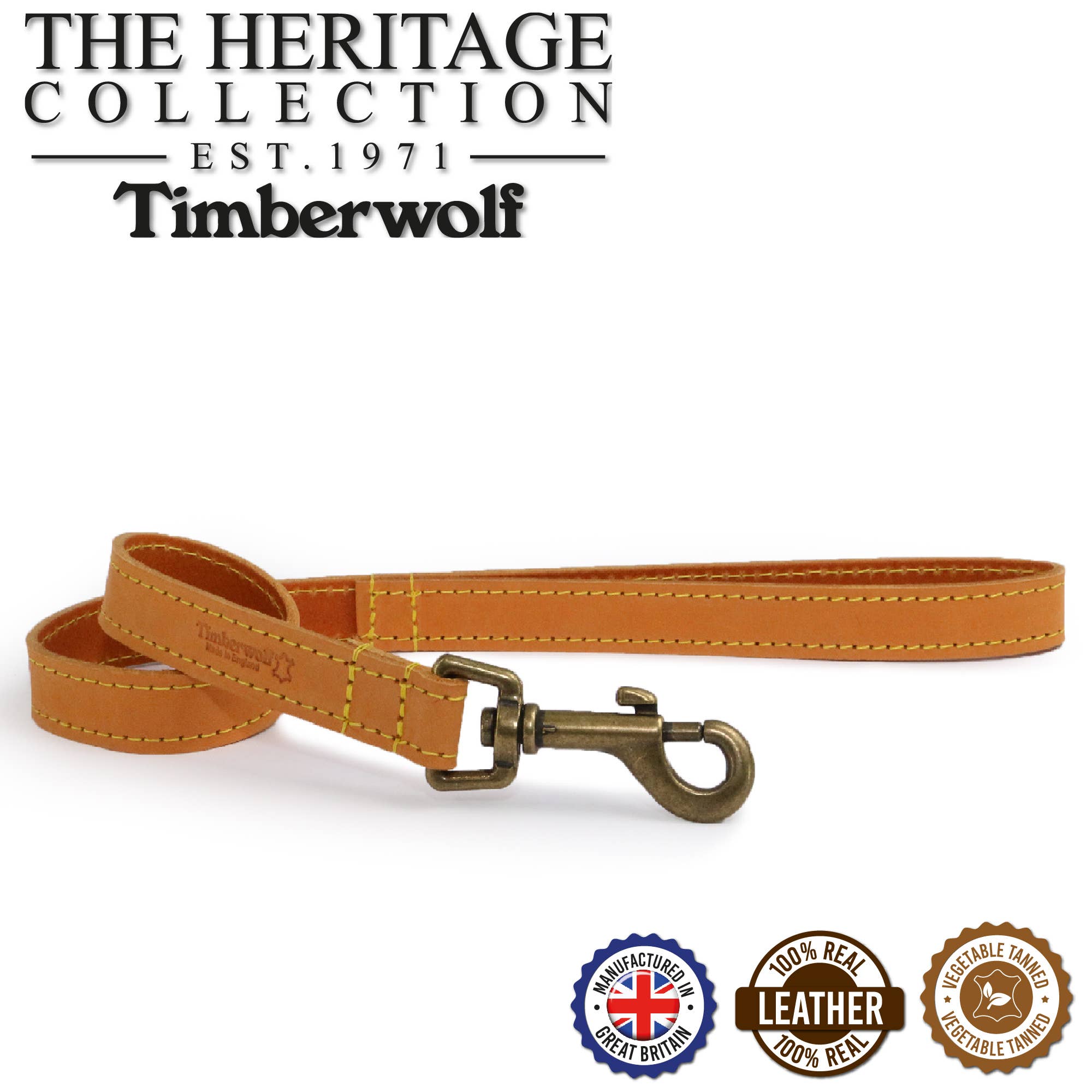 Ancol Pet Products Ltd - Wholesale Hondenriem - Hond - Timberwolf Heritage leren riem - 5 kleuren - 60 cm x 19 mm4
