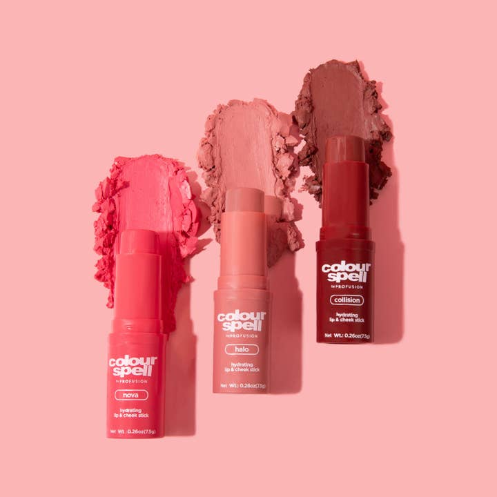 2-in-1 Hydrating Lip & Cheek Sticks for wholesale by Colour Spell