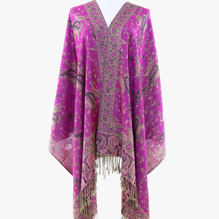 Original USA - Wholesale Scarf - Women's - Floral Paisley Pashmina8