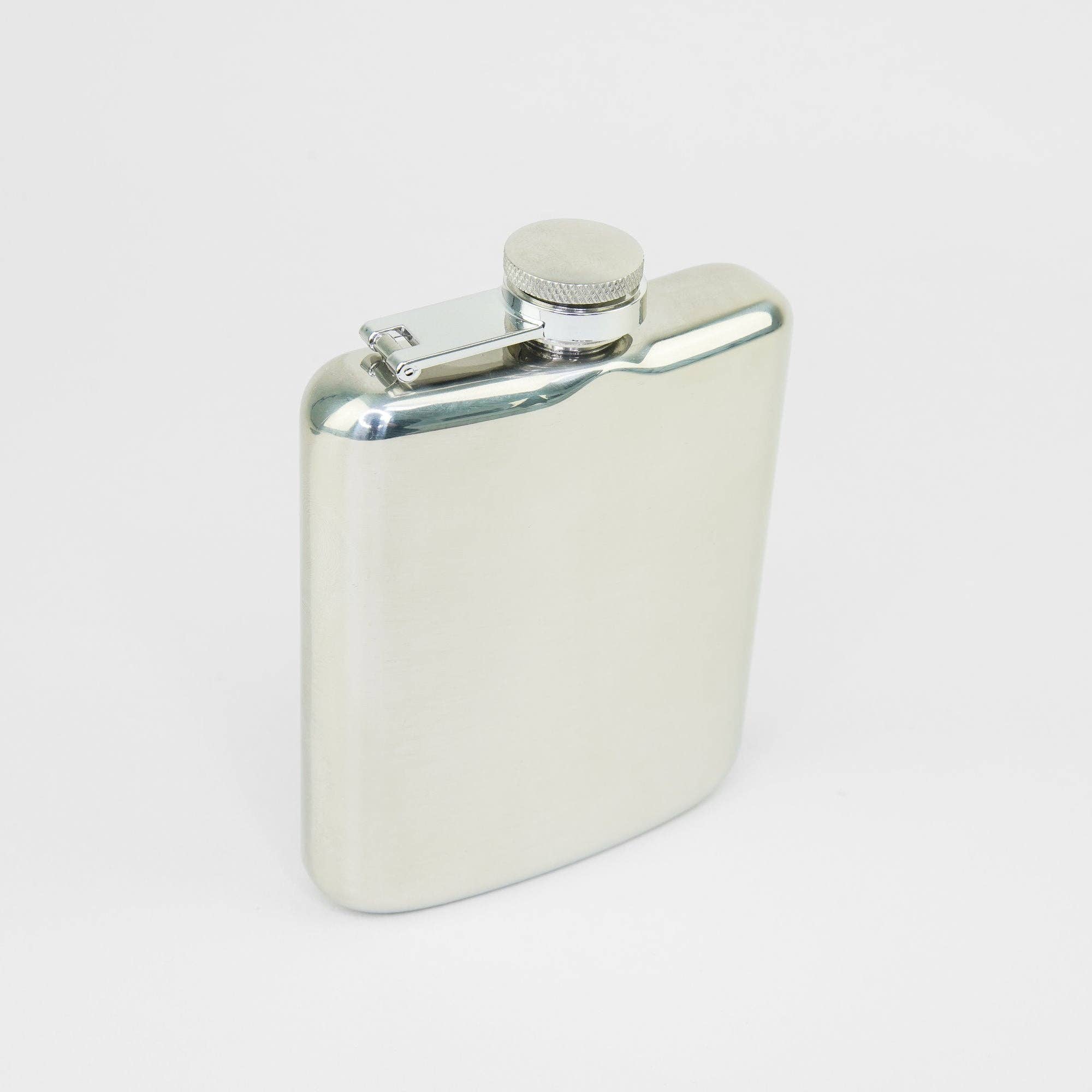 Sophos - Wholesale Flask - 6oz Silver Hip Flask1