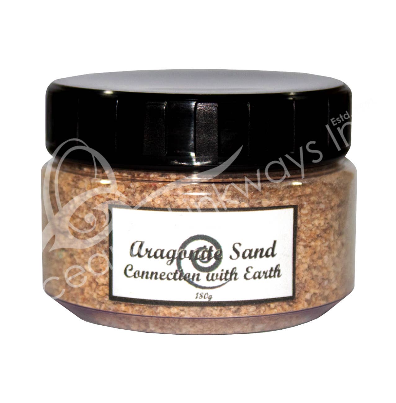 Oceanic Linkways Inc - Wholesale Meditation Supplies - (PC)STONE SAND - ARAGONITE/CONNECTION WITH EARTH 2.5"DIA X