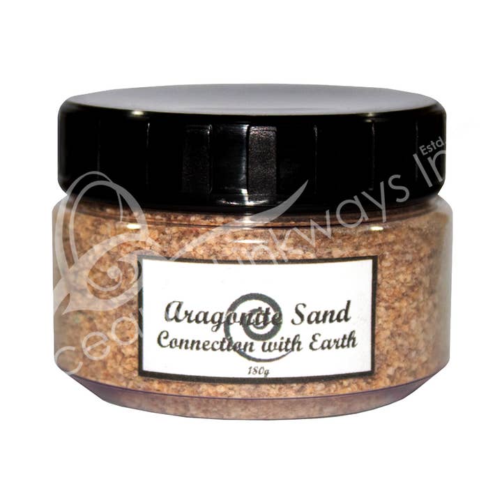 Oceanic Linkways Inc - Wholesale Meditation Supplies - (PC)STONE SAND - ARAGONITE/CONNECTION WITH EARTH 2.5"DIA X0