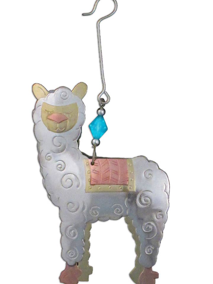 Alfred Alpaca Ornament for wholesale by Pilgrim Imports