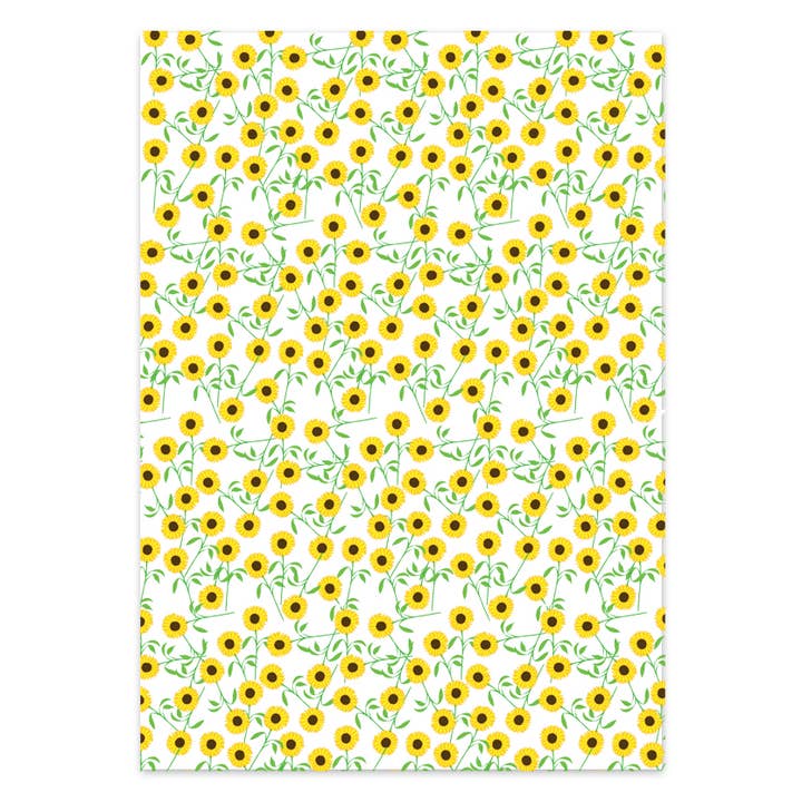 Sunflowers - Wrapping Paper Sheets for wholesale by Pleasant Tree