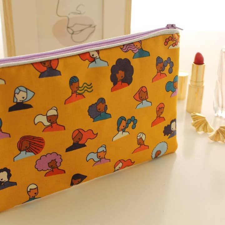 Pochette zippée Alna capillaire pour la vente par Sabrina Trefle