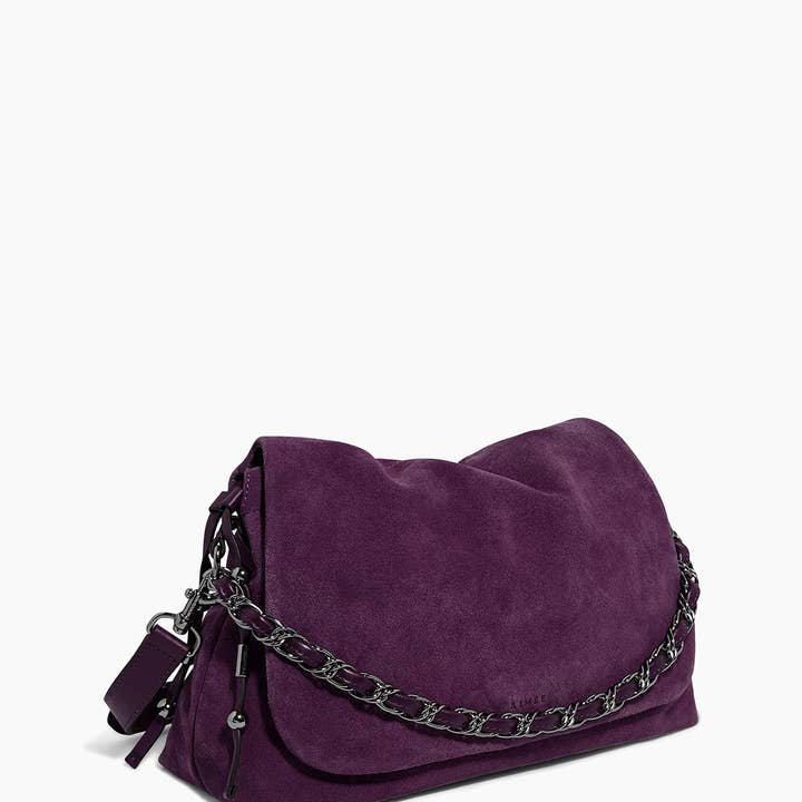 Plum Suede Lennon Convertible Crossbody for wholesale on Faire3